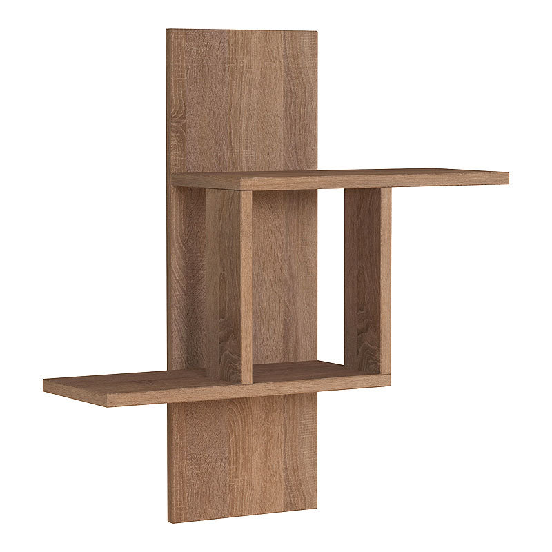 CUBUS Oak Wall Shelf showcasing its elegant design and sturdy construction, perfect for home or office use.