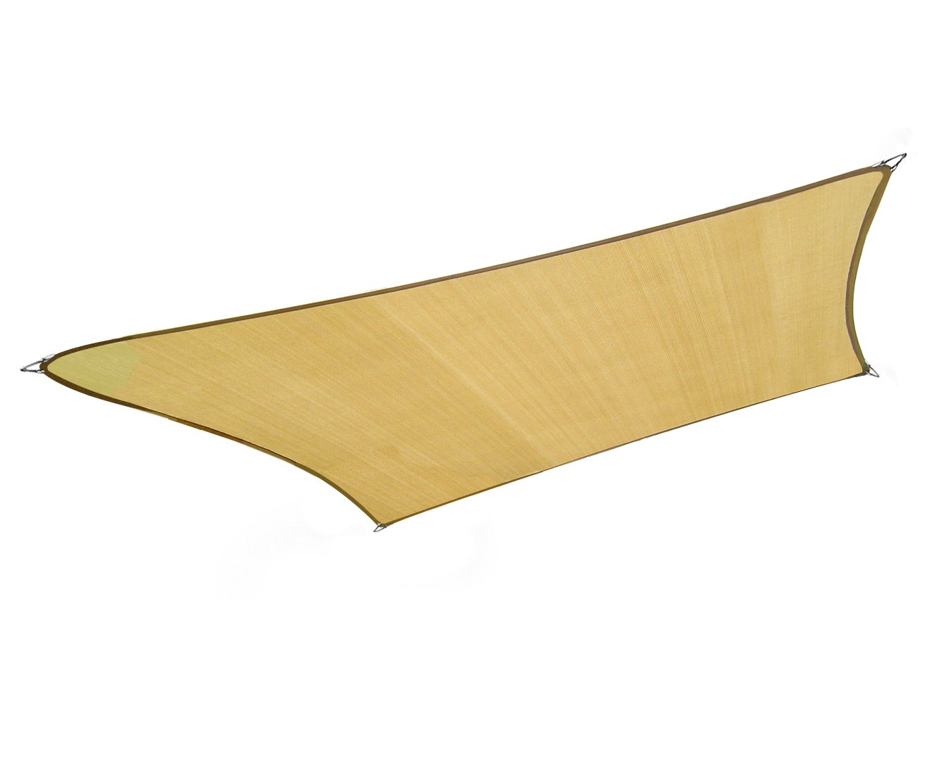 Wallaroo Square Shade Sail in desert sand color, measuring 9m x 9m, providing shade for outdoor spaces.