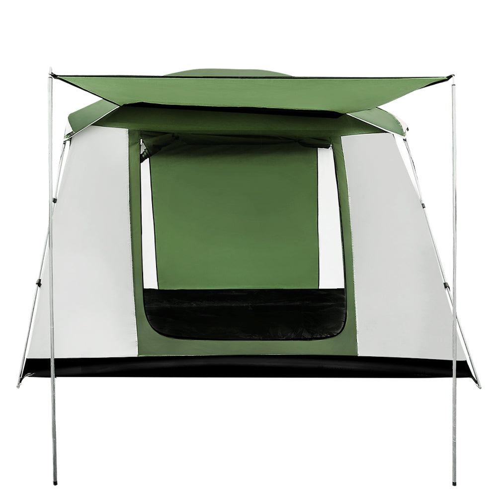 Weisshorn 6-Person Camping Tent set up in a scenic outdoor location, showcasing its spacious interior and durable design.