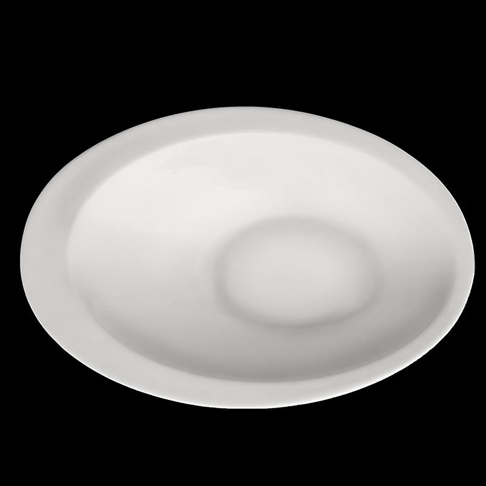 A stylish 11-inch white Caesar salad bowl made of durable porcelain, perfect for serving salads, soups, and pasta.