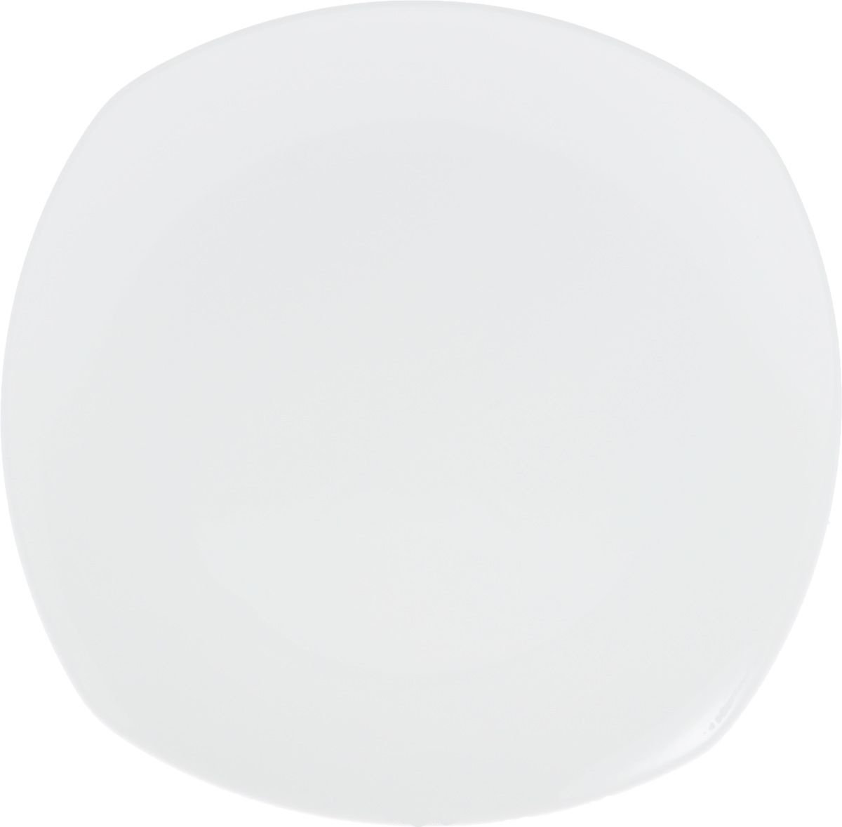 Wilmax White Square Platter, 11.5 inches, elegant porcelain serving dish for appetizers and desserts.