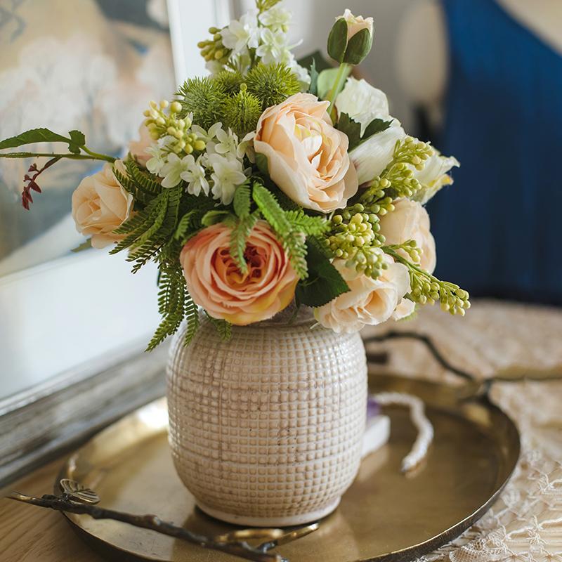 A beautifully handcrafted white textured porcelain ceramic jar vase, showcasing a unique design and elegant finish.