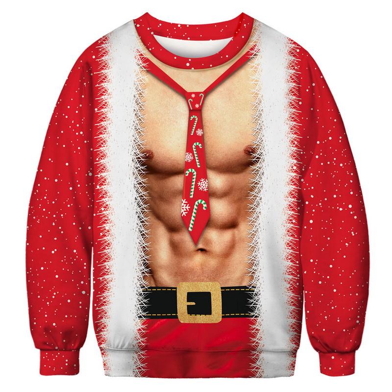 Winter Christmas Novelty Retro Jumper for men and unisex, featuring a festive design and round neck style.