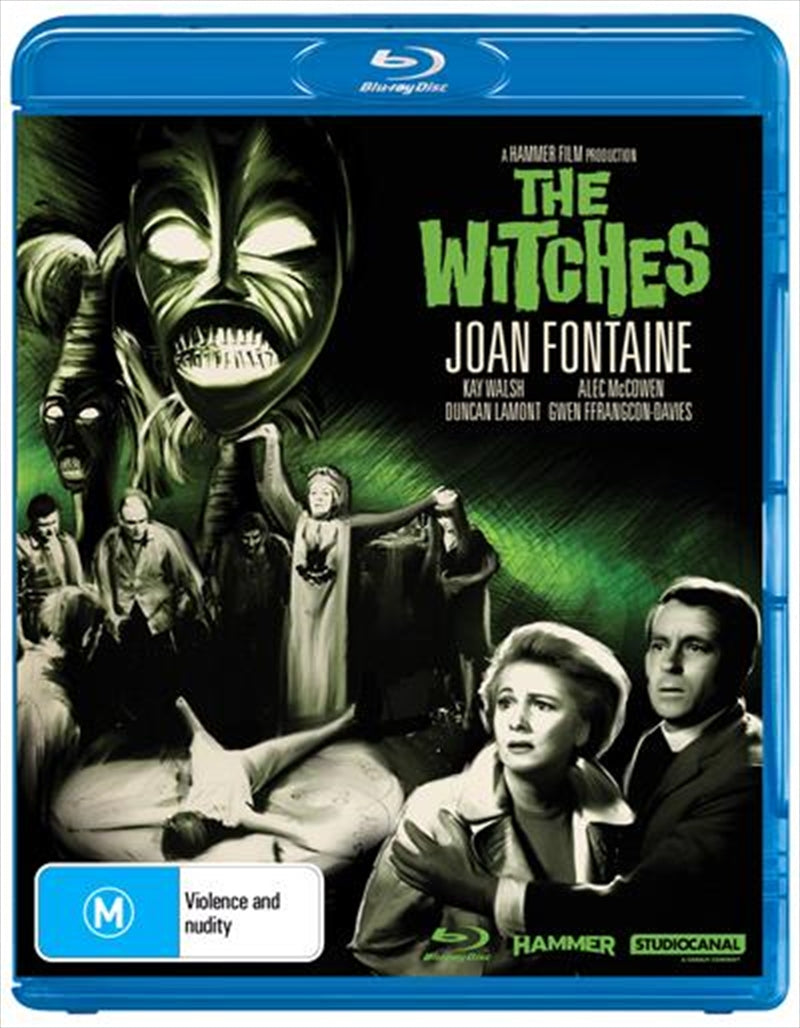 Blu-ray cover of 'Witches | Classics Remastered' featuring eerie imagery and classic horror elements.