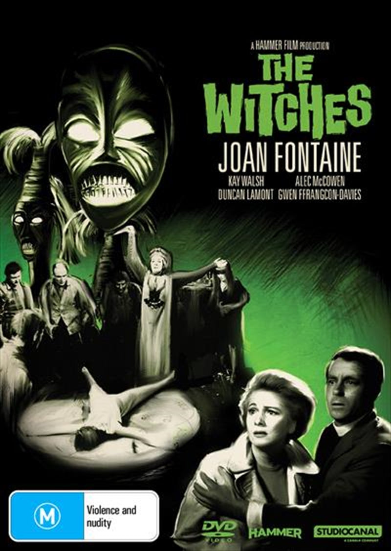 DVD cover of 'Witches | Classics Remastered' featuring eerie imagery and classic horror elements.