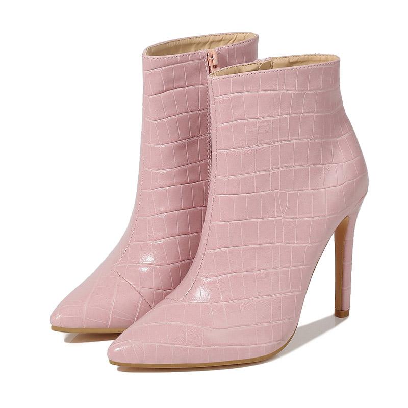 Stylish Women Ankle Sock Boots with 6CM Stiletto heel, perfect for autumn and winter fashion.