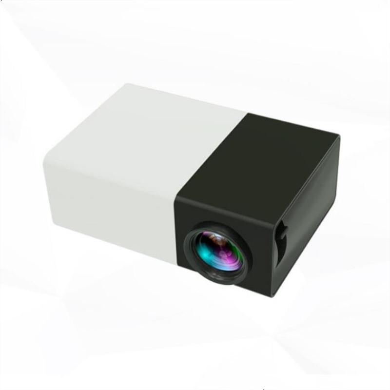 YG300 LED Portable Projector showcasing its compact design and vibrant multicolor options, ideal for home theater and outdoor use.