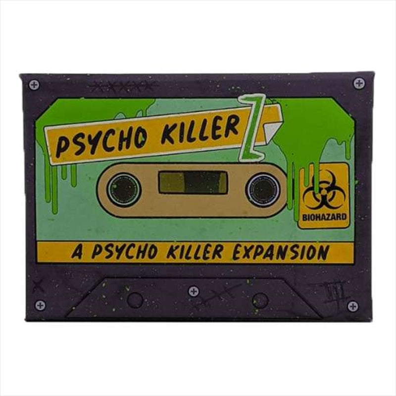 Z Expansion for Psycho Killer featuring new zombie-themed cards and gameplay elements.