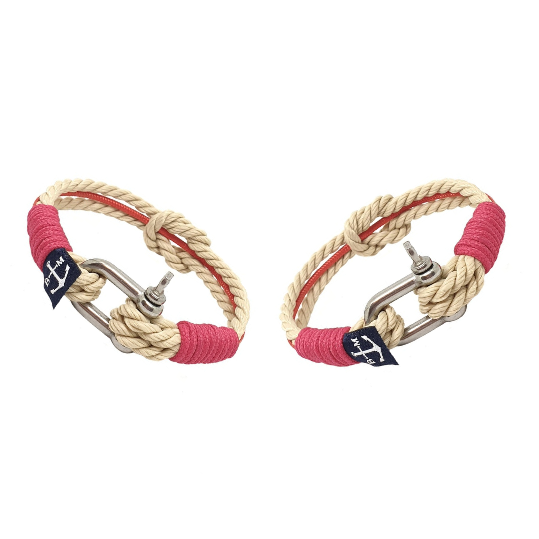 Boyne Couple Nautical Bracelets featuring matching designs with nautical elements, symbolizing love and connection for couples.