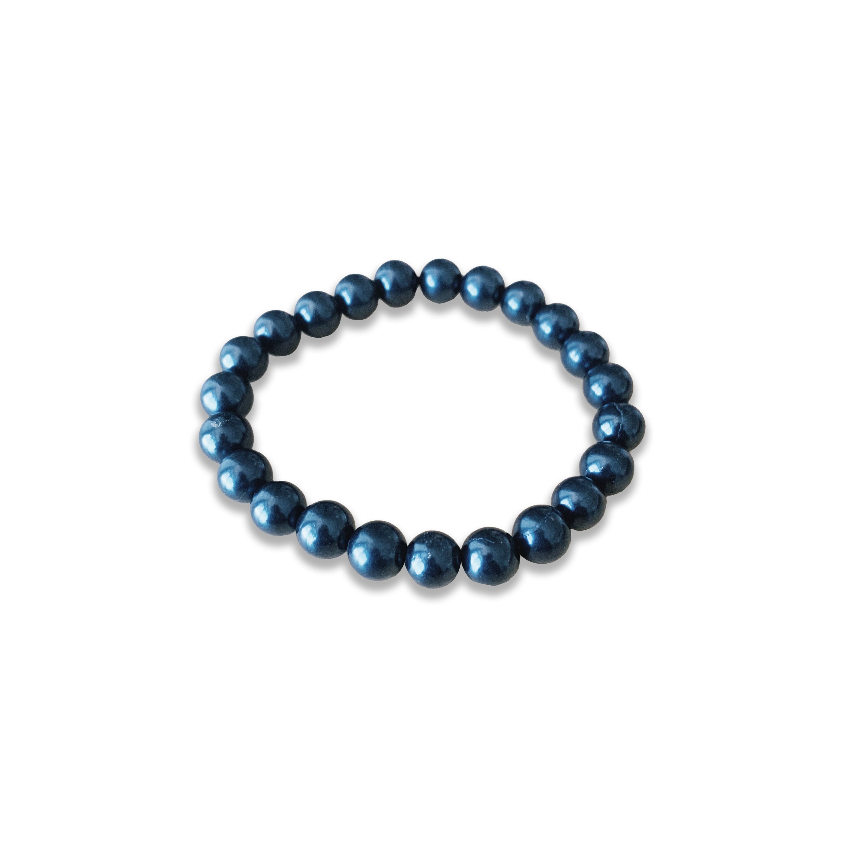 Bracelet en perles de shungite, élégant et protecteur, idéal pour éloigner les énergies négatives.