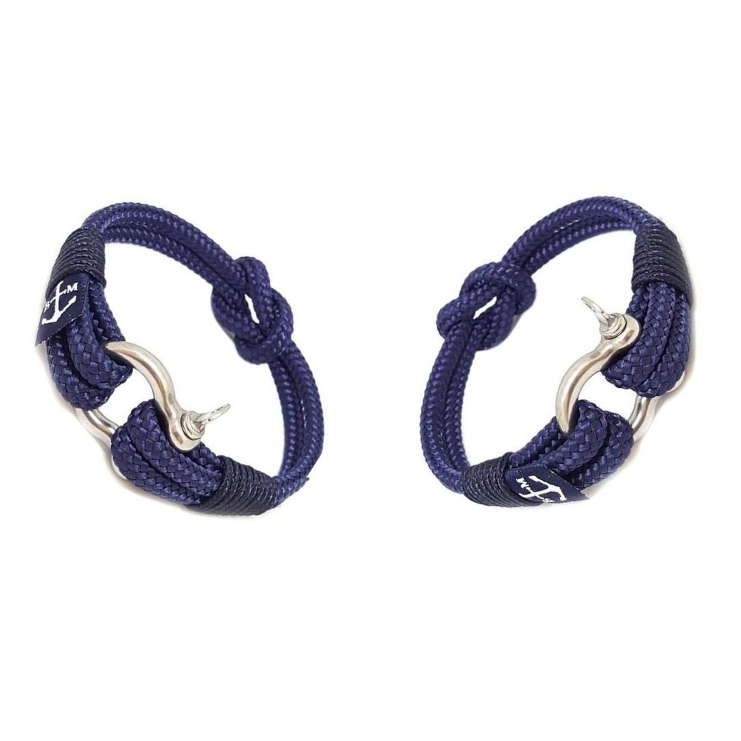 Brendan Couple Nautical Bracelets featuring matching designs for couples, showcasing a nautical theme with intricate details.