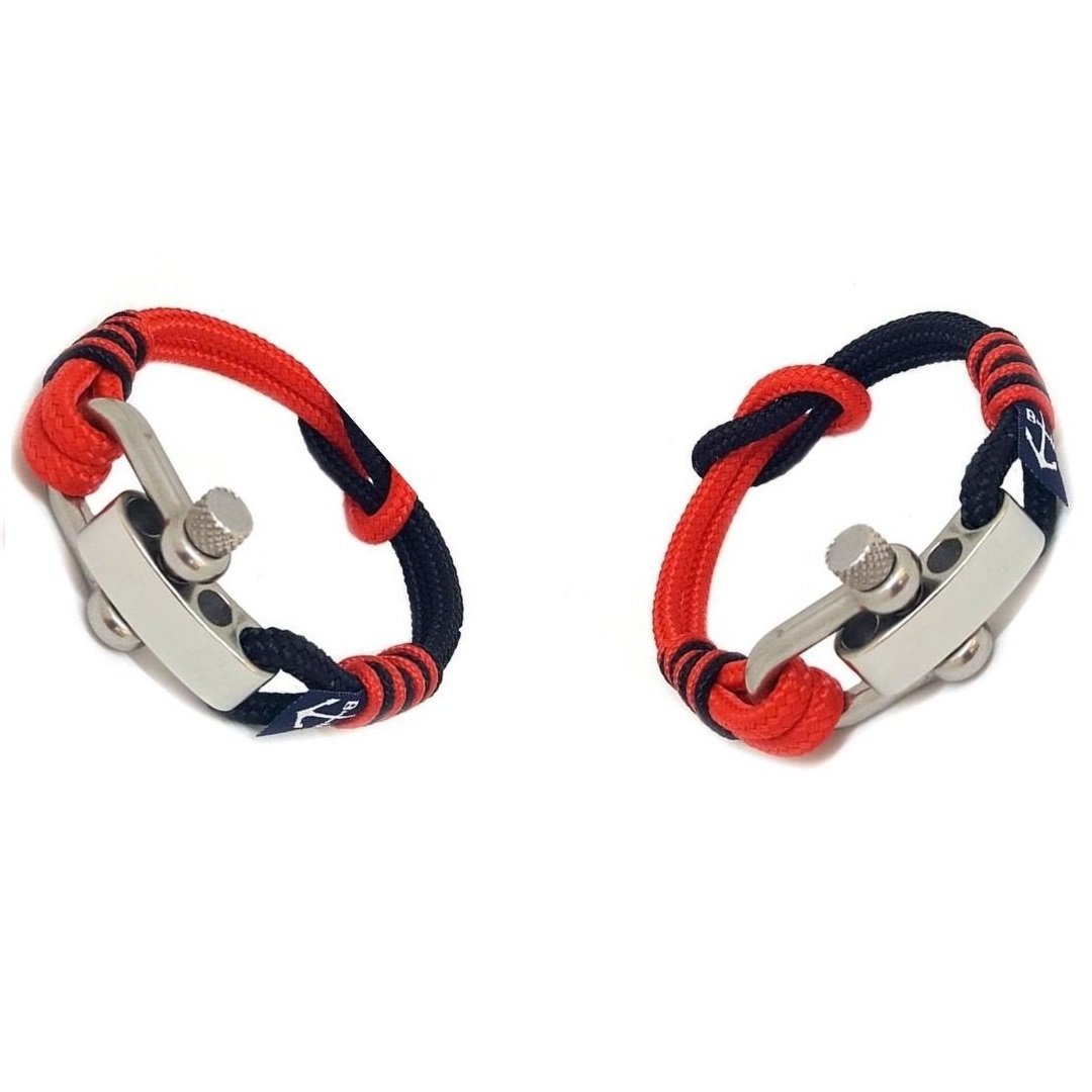 Carlingford Couple Nautical Bracelets featuring a unique nautical design, symbolizing love and connection for couples.