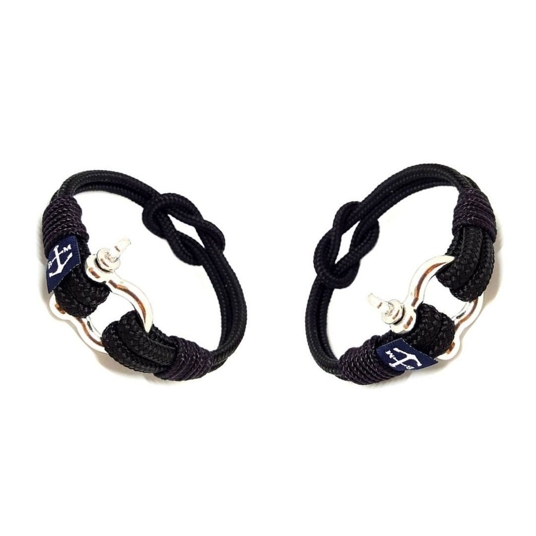 A pair of Erris Couple Nautical Bracelets featuring a unique nautical design, symbolizing love and connection for couples.