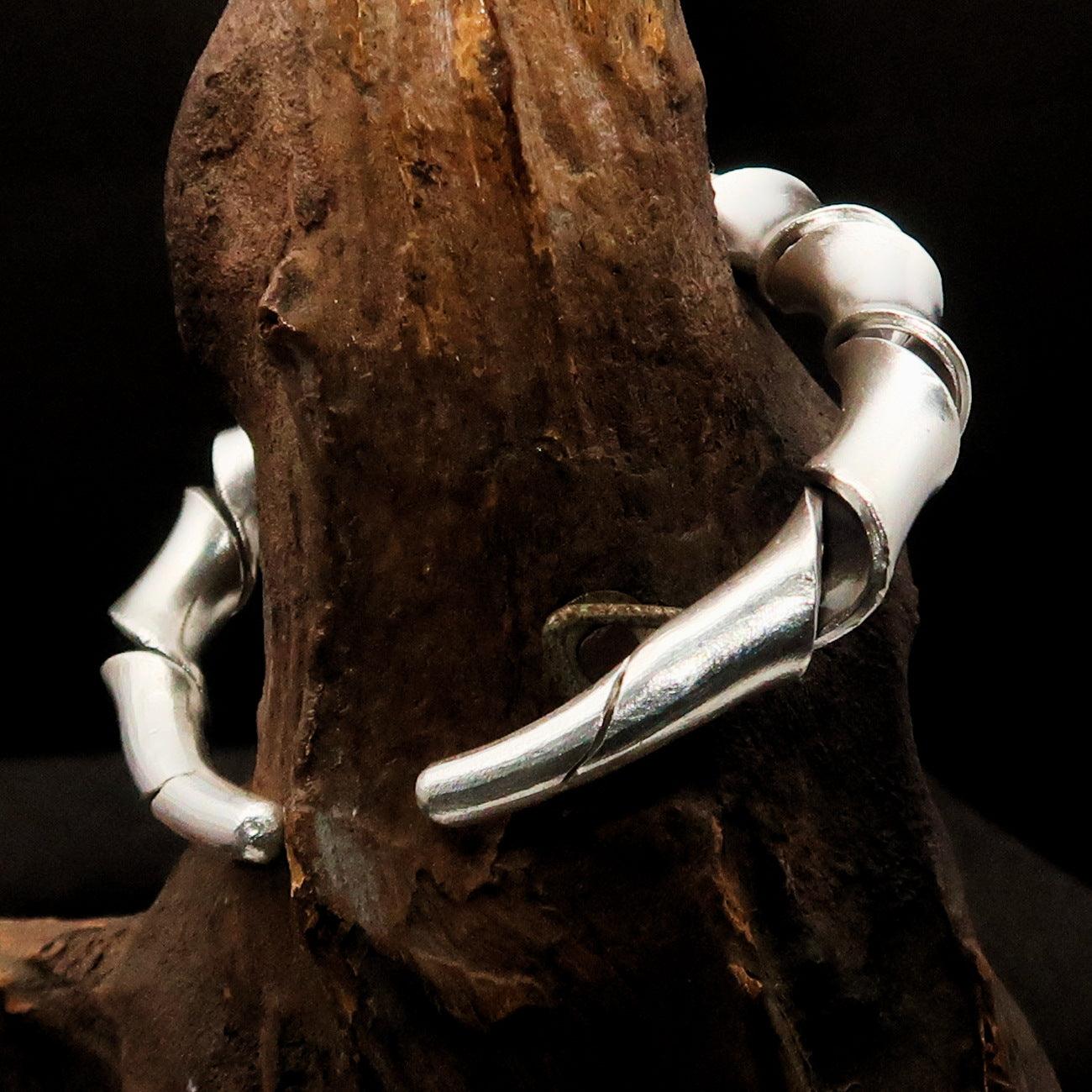 A beautifully handcrafted TWISTED Sterling Silver Bracelet showcasing its elegant twisted design and hallmark 925.