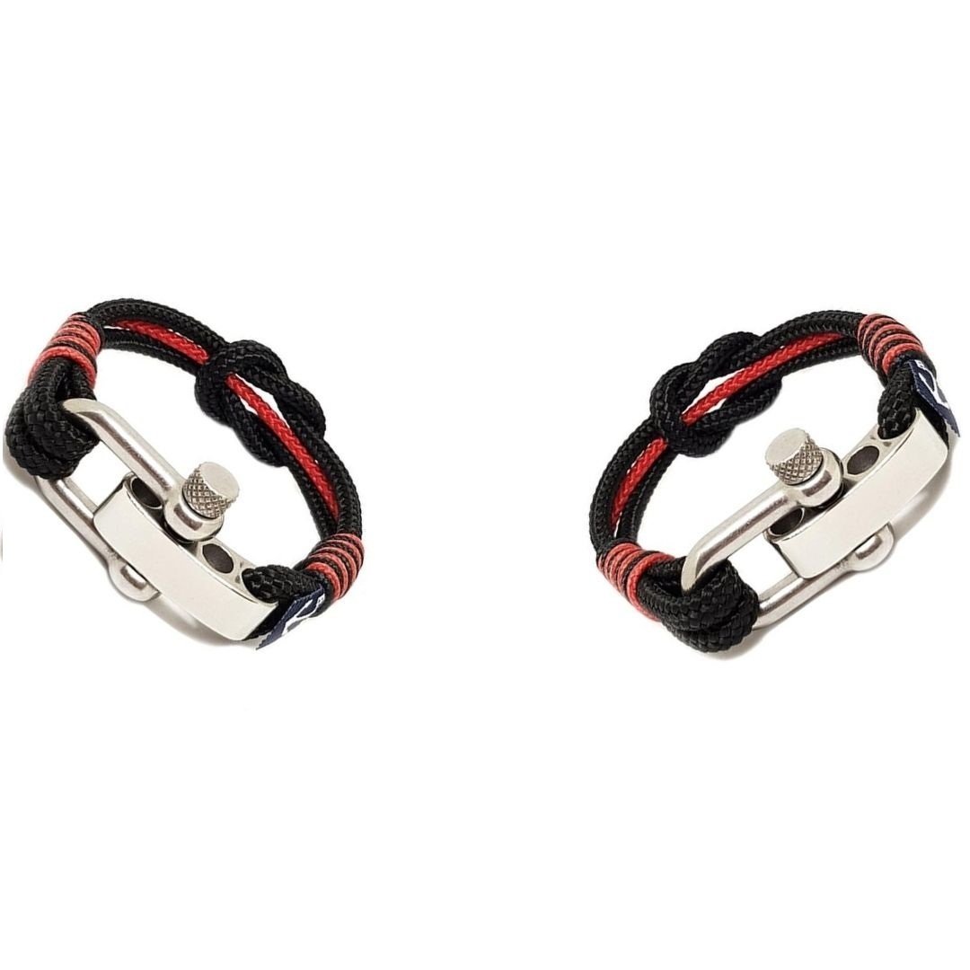 Niamh Couple Nautical Bracelets featuring matching designs with nautical elements, symbolizing love and connection for couples.