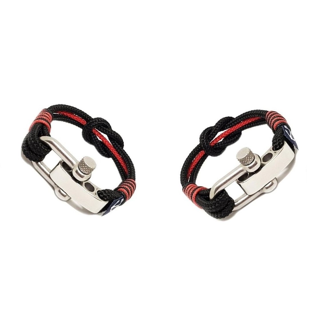 Shannon Couple Nautical Bracelets featuring a unique nautical design, symbolizing love and connection for couples.