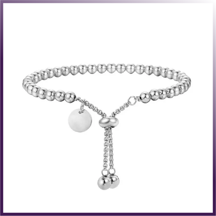 Stylish titanium bracelet for women, featuring a minimalist design and adjustable fit, perfect for everyday wear.