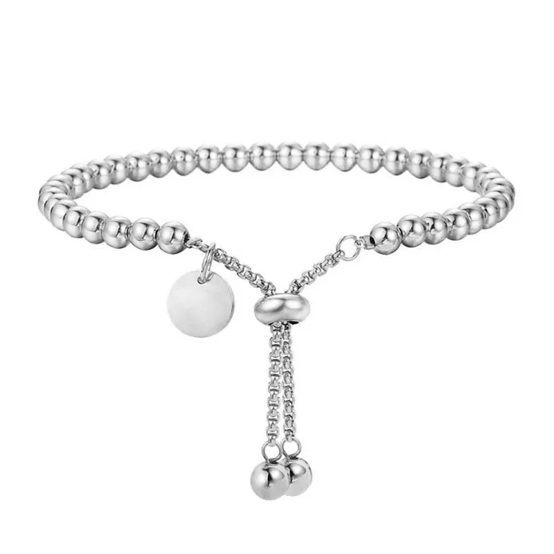 Stylish titanium bracelet for women, featuring a minimalist design and adjustable fit, perfect for everyday wear.