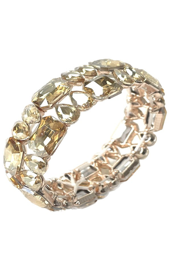 A stylish CRYSTAL Flexible Bracelet featuring sparkling crystals, designed for comfort and elegance.