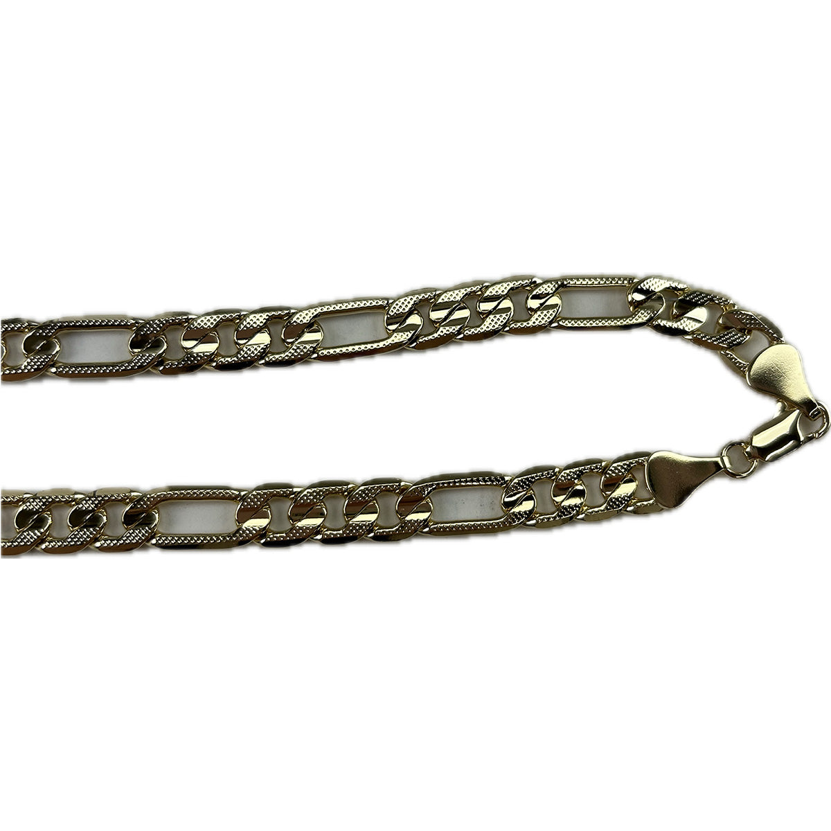 A stylish Cuban Chain Necklace featuring chunky links, triple plated finish, and a hinged clasp, perfect for any occasion.