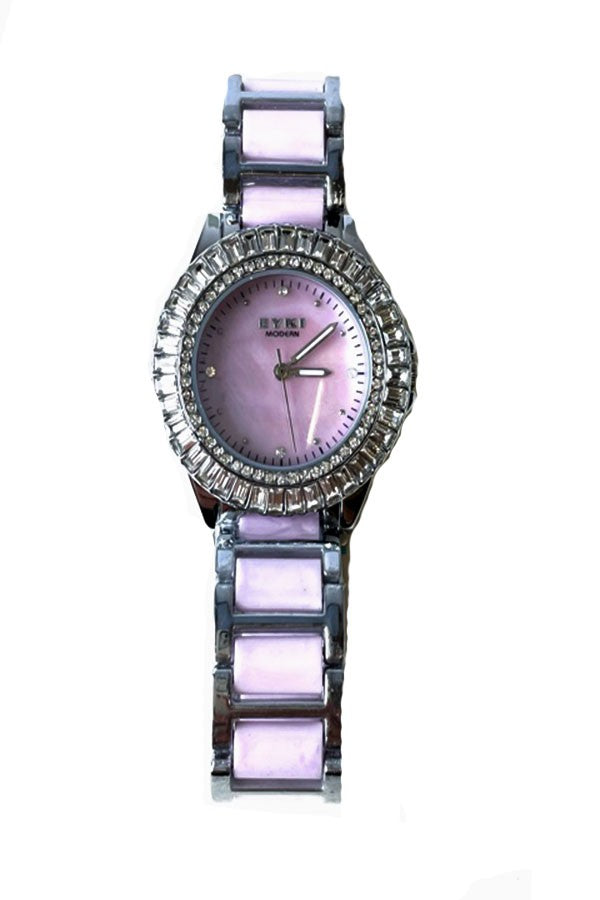 A stylish fashion watch featuring a 1.5" case diameter and a fold-over clasp, perfect for any occasion.