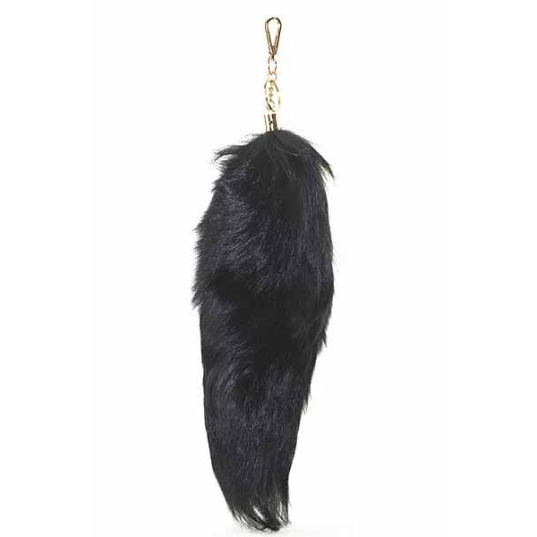 A stylish Fox Tail Fur Key Chain featuring a luxurious fur design and a durable lobster claw clasp, perfect for adding elegance to your accessories.