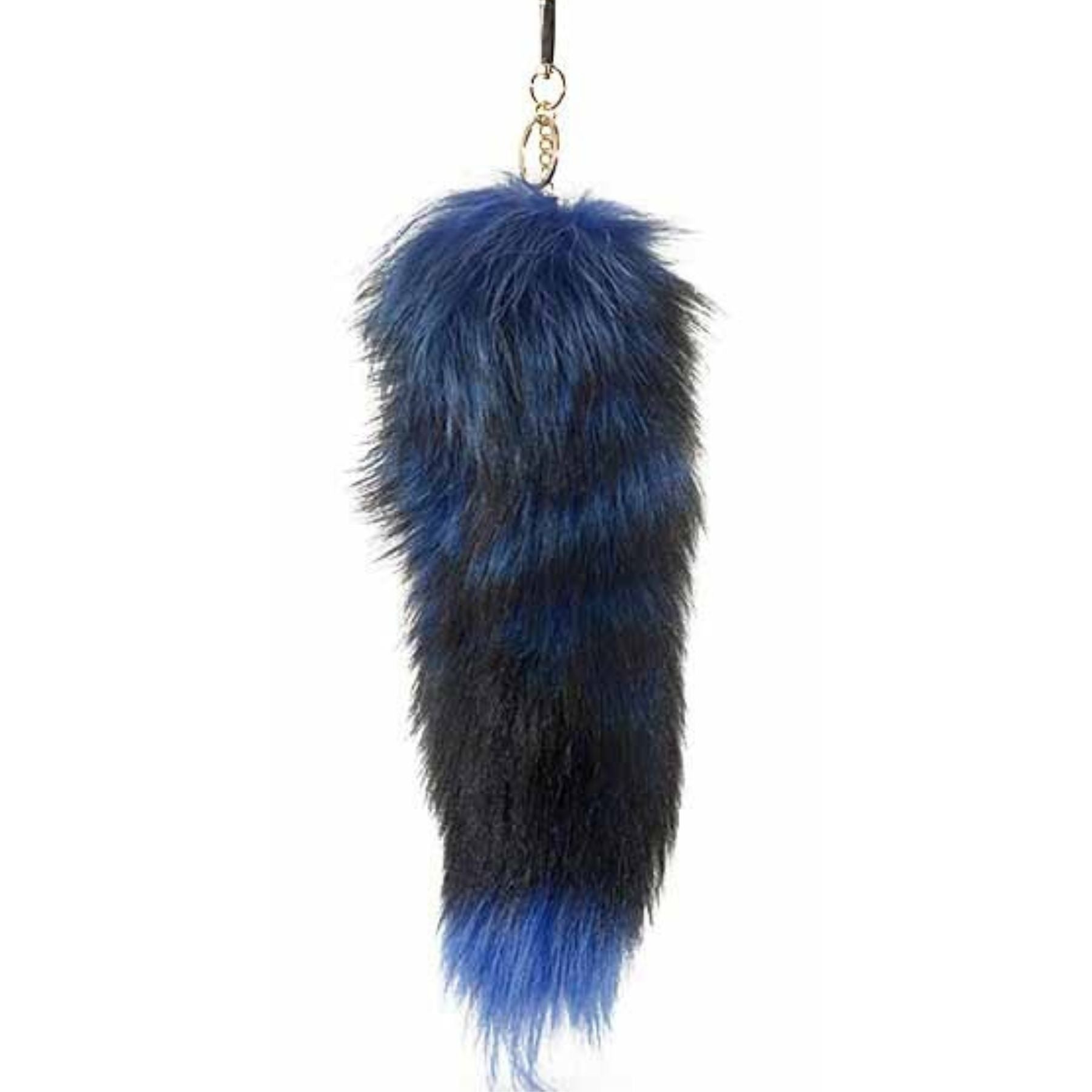 A stylish Fox Tail Fur Key Chain featuring a luxurious fur design and a durable lobster claw clasp, perfect for adding elegance to your accessories.