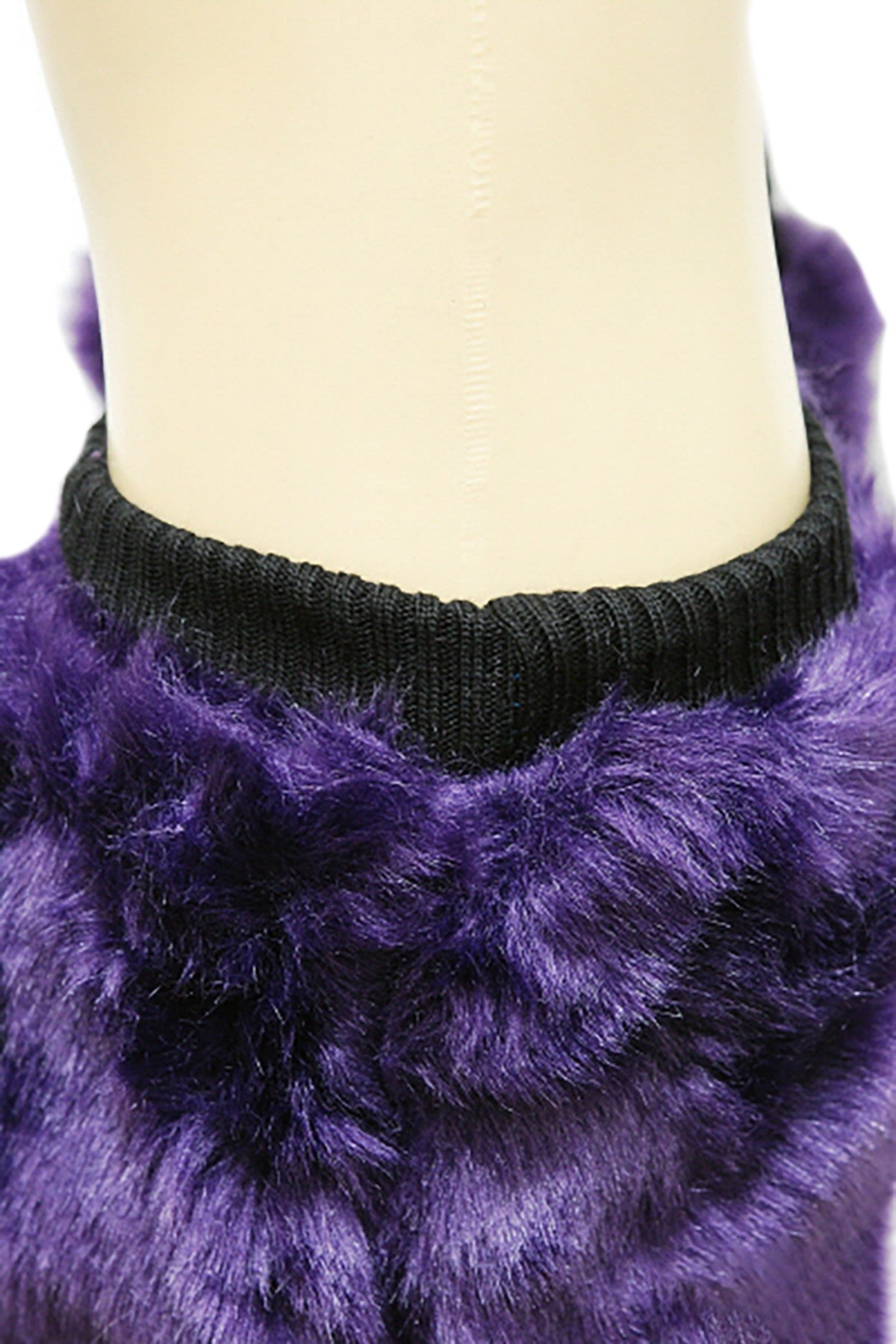 Luxurious fur boot sleeve covers in various colors, designed for winter fashion.