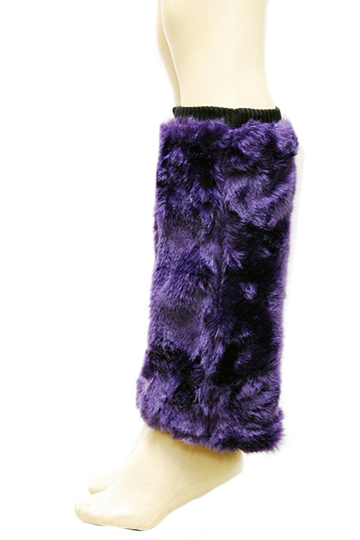 Luxurious fur boot sleeve covers in various colors, designed for winter fashion.