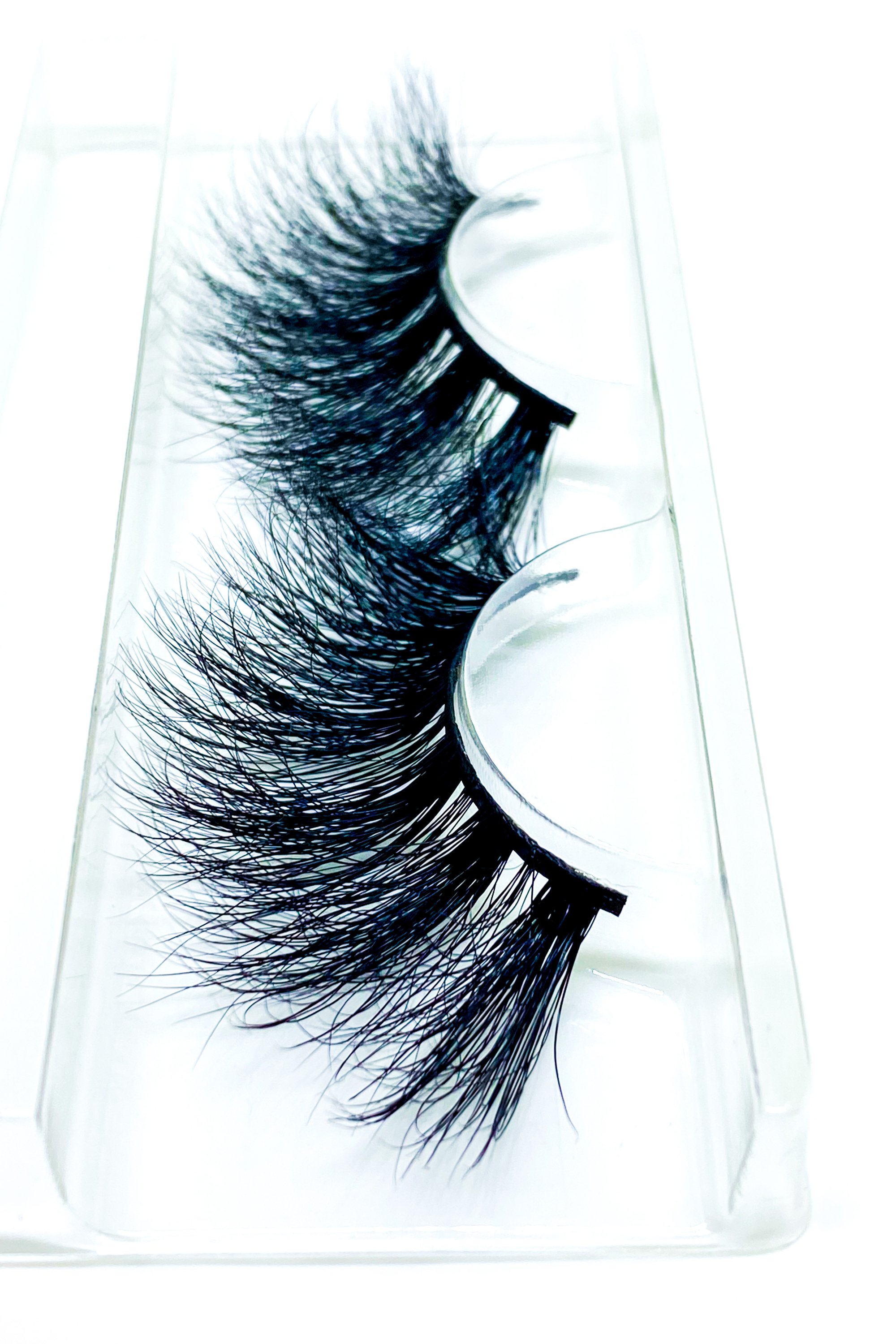 Lash Bae - Lash Flex 3D Mink Full 25mm Volume Strip Lashes displayed elegantly, showcasing their luxurious design and quality.