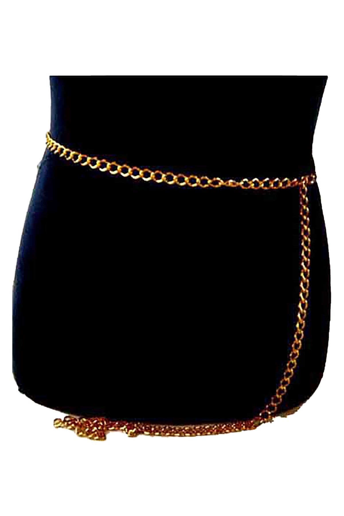 A glamorous rhinestone chain belt featuring sparkling embellishments and a lobster claw clasp, perfect for stylish outfits.