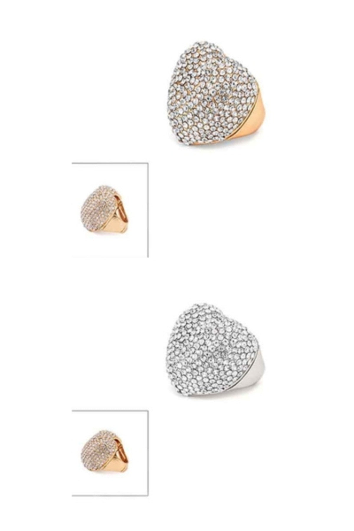 A beautiful stretchable ring featuring a heart-shaped stone, designed for comfort and elegance.