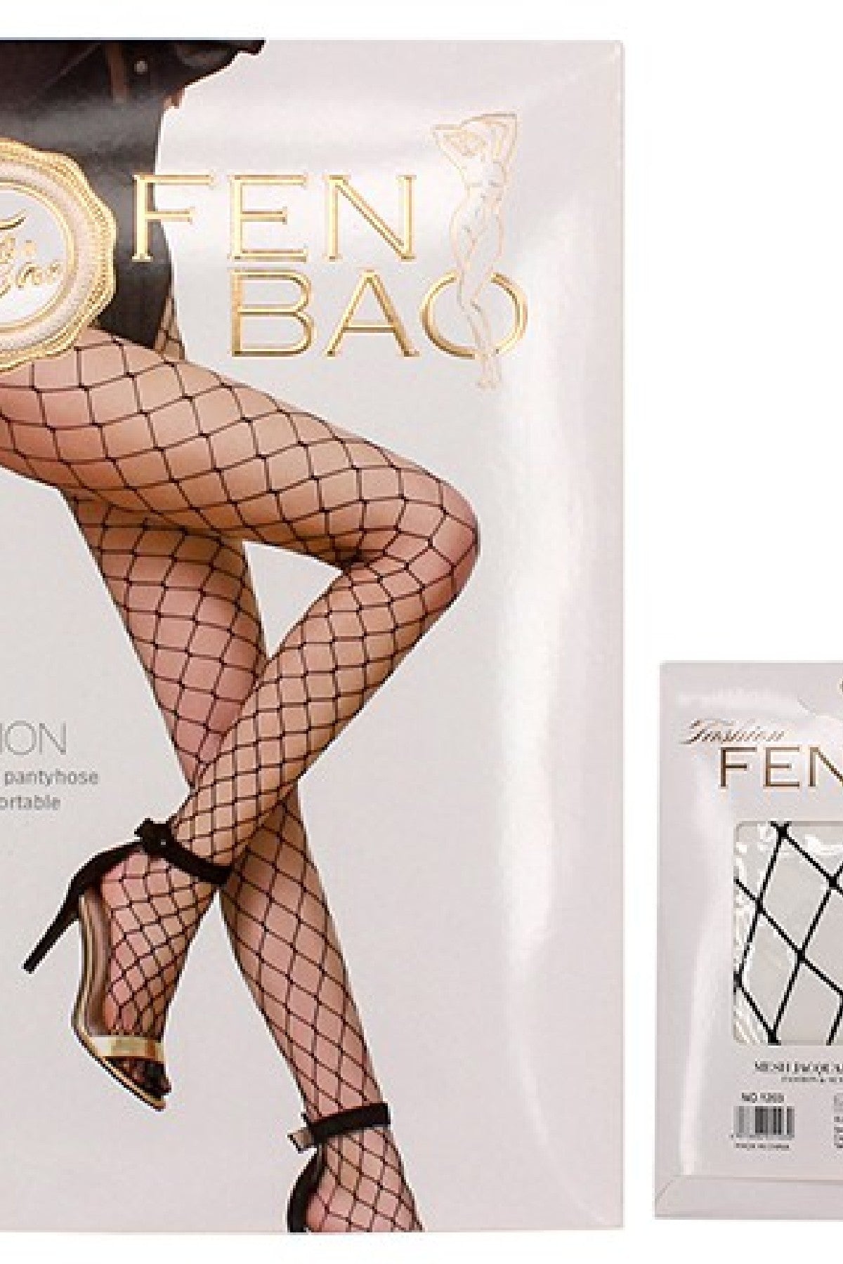 Sheer Fishnet High Waist Thigh Stocking showcasing elegant fishnet design and high waist fit.