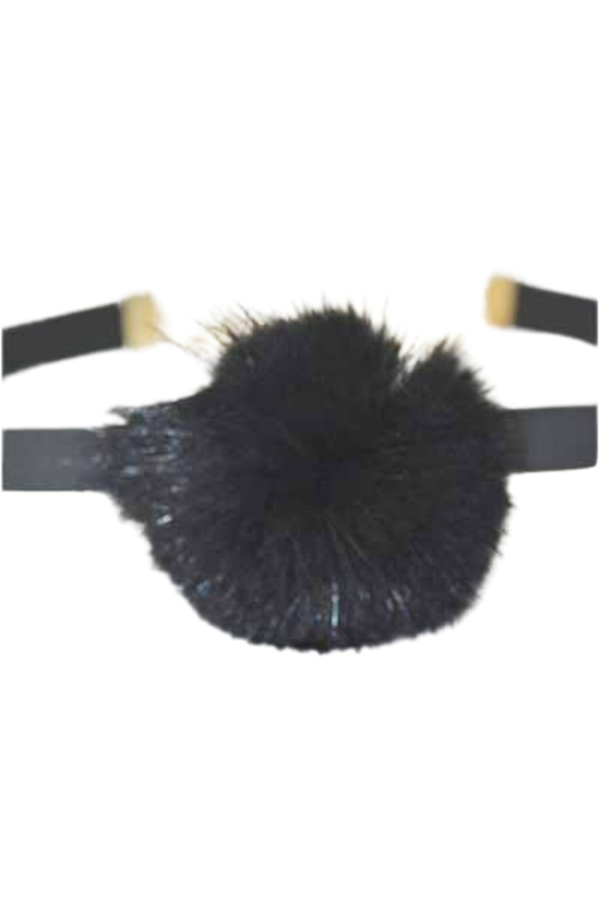 Stylish Pom Pom Faux Leather Choker Necklace Set featuring pom pom accents and adjustable length.