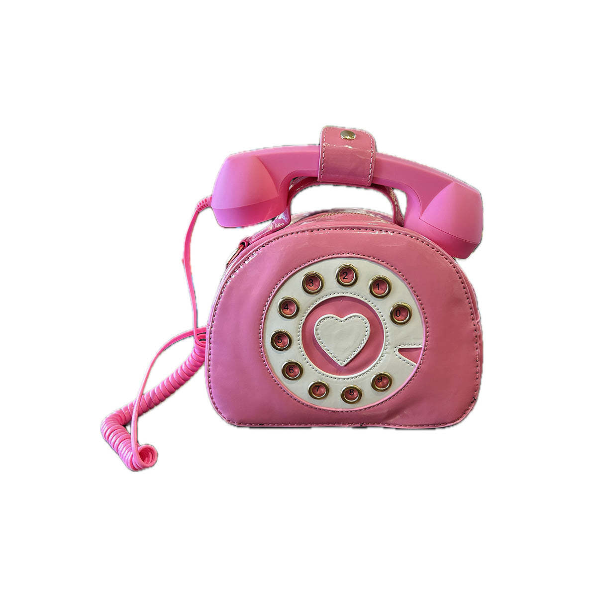 Stylish Telephone Hand Bag with adjustable strap, perfect for any occasion, showcasing its sleek design and compact size.