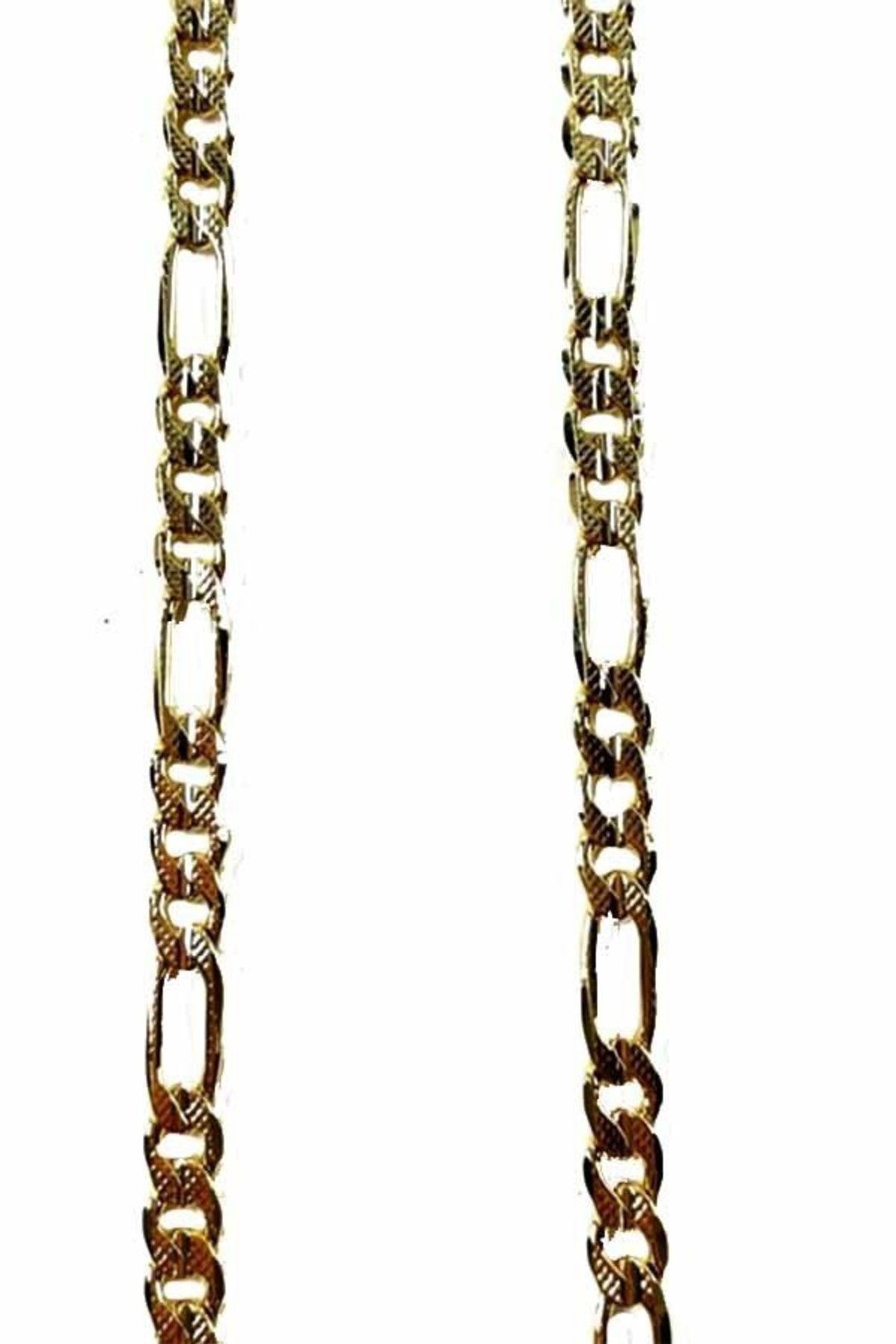 Textured Franco Chain Necklace with double gold plating and lobster claw clasp, measuring 20 inches in length.