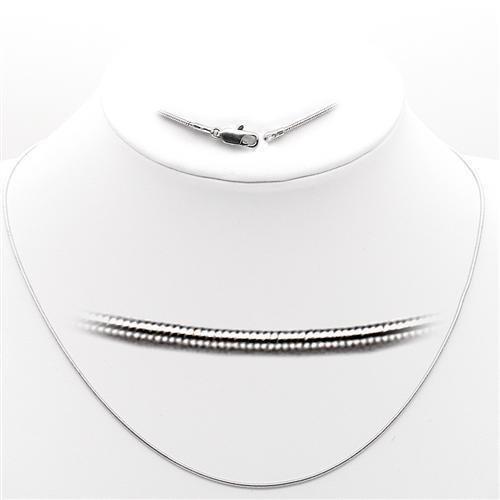 High-Polished 925 Sterling Silver Chain, lightweight and shiny, perfect for layering or wearing alone.