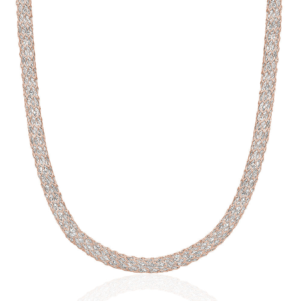 5A Cubic Zirconia Vintage Necklace made of 925 sterling silver and 18k gold plated, featuring a lobster-claw clasp and sparkling cubic zirconia stones.