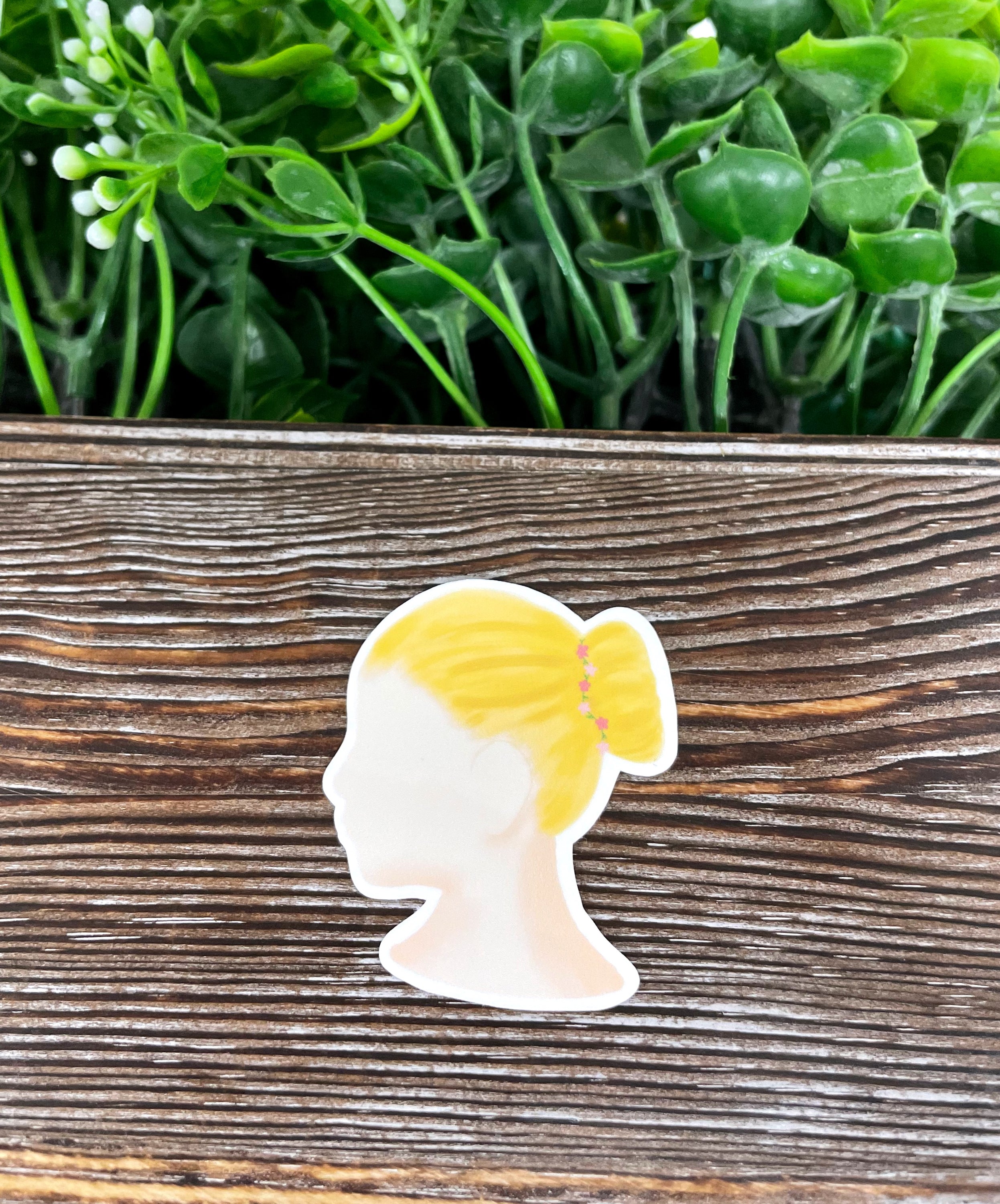 Blonde Ballerina Ballet Sticker featuring a graceful ballerina design, perfect for personalizing various smooth surfaces.