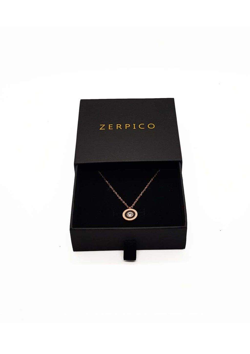 Elegant Jericho Rosé Gold Necklace made of stainless steel, plated with 14K rosé gold, showcasing its beautiful design and lightweight structure.