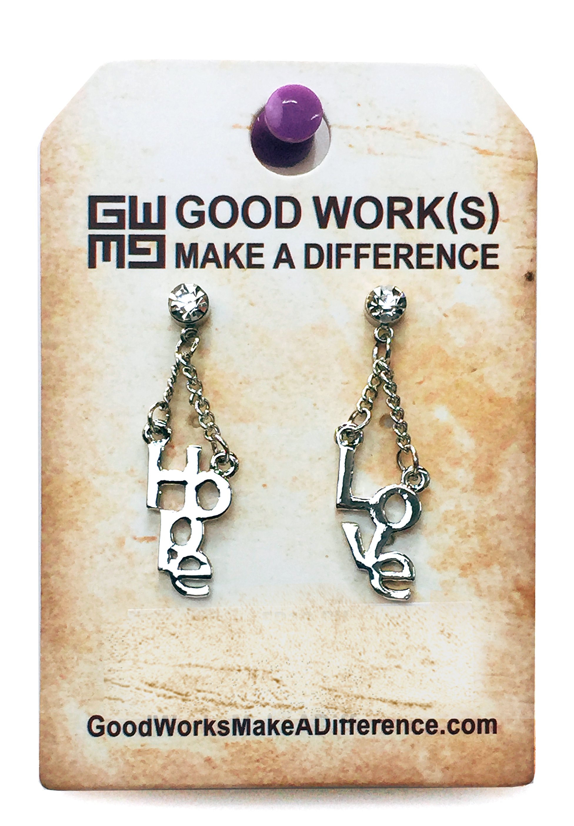 A pair of elegant Equality Earrings featuring a unique design symbolizing unity and inclusivity, crafted from high-quality materials.