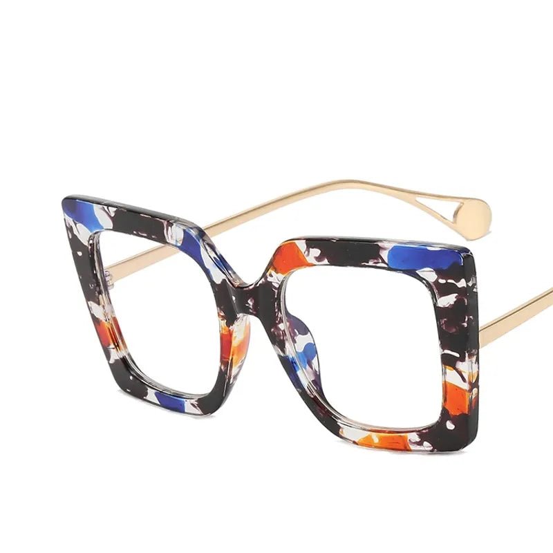 Stylish Glam Tortoise Square Shades with a chic tortoise shell pattern, perfect for enhancing your look.