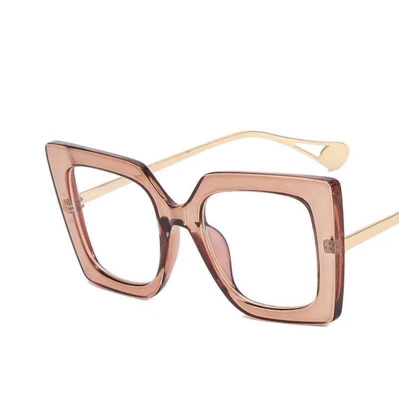 Stylish Glam Tortoise Square Shades with a chic tortoise shell pattern, perfect for enhancing your look.