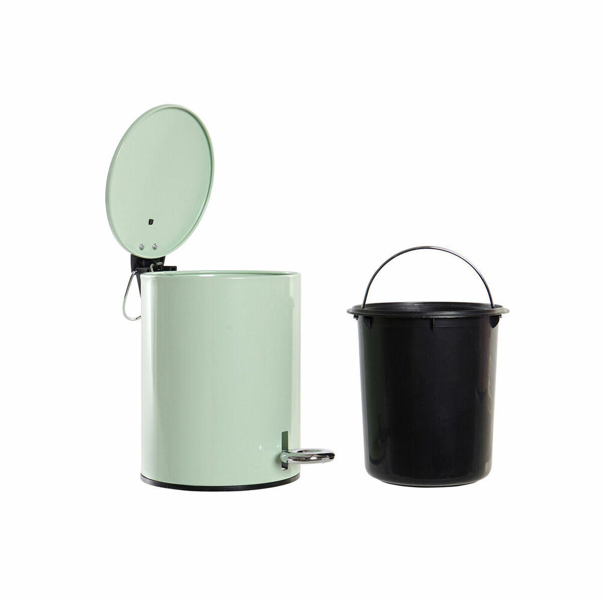 Pedal bin and inner bucket.