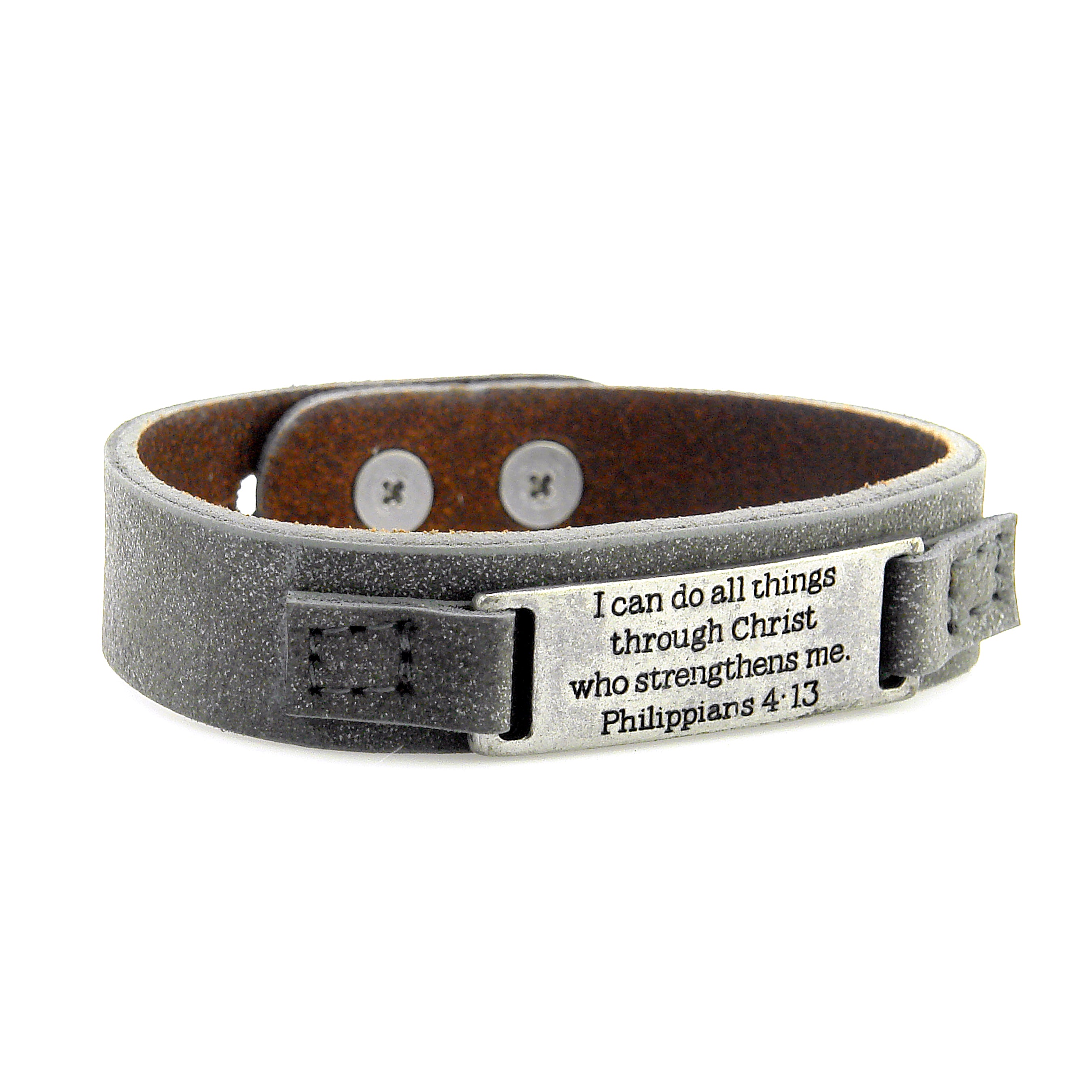 Sacred Unisex Single Bracelet featuring an inspirational quote from Matthew 8:13, designed for everyday wear.