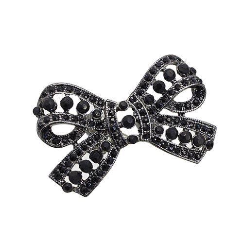 Beautiful Fashion Bow Ribbon Stretch Ring with crystal rhinestones and a stretchable band, showcasing an elegant bow and ribbon design.