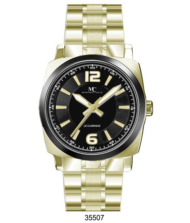 Milano 3550 Metal Band Watch featuring a sleek design with a smooth metal band and easy-to-read dial.