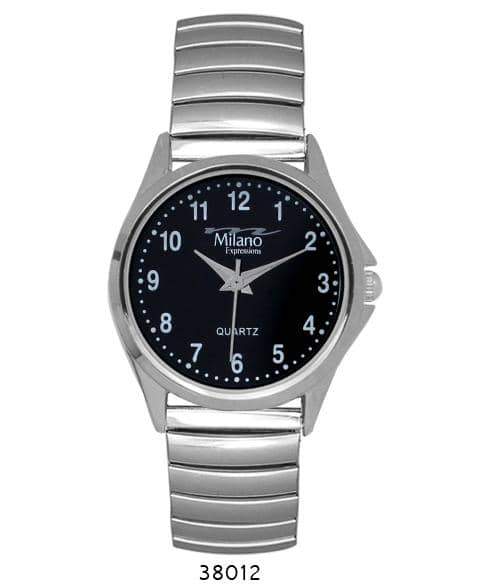 3801 Flex Band Watch featuring a flexible metal alloy band and clear dial, perfect for modern women.