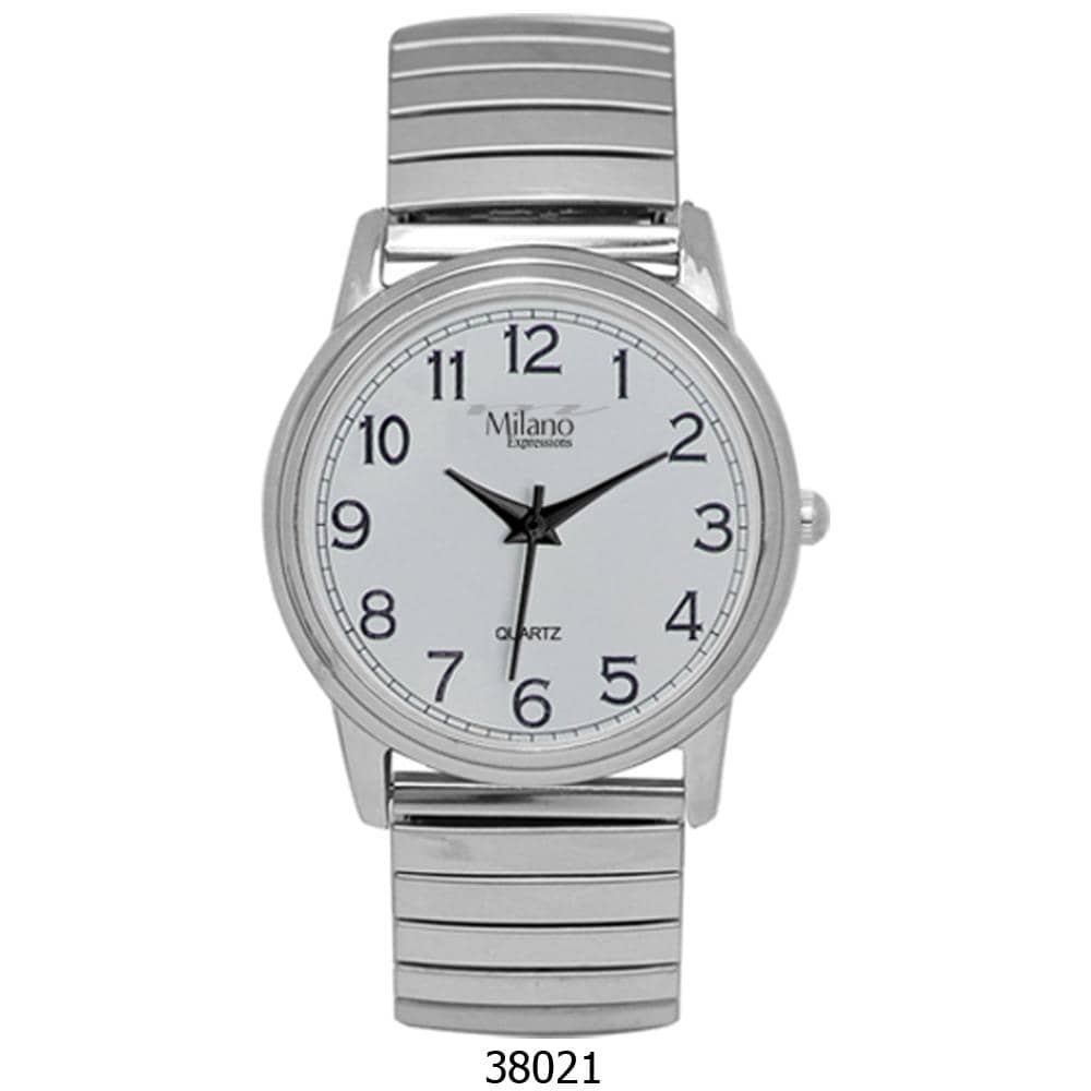 Milano 3802 Flex Band Watch featuring a sleek design with a flexible metal alloy band and an easy-to-read dial.