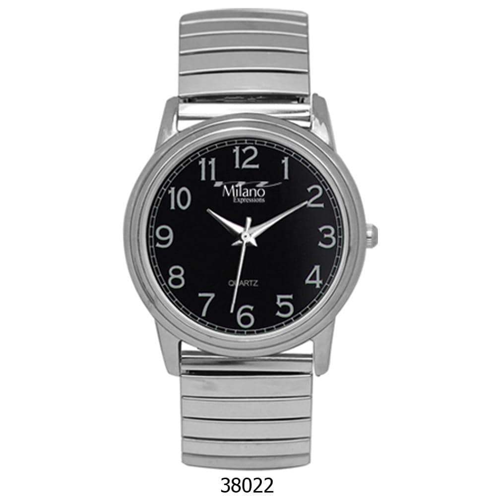 Milano 3802 Flex Band Watch featuring a sleek design with a flexible metal alloy band and an easy-to-read dial.